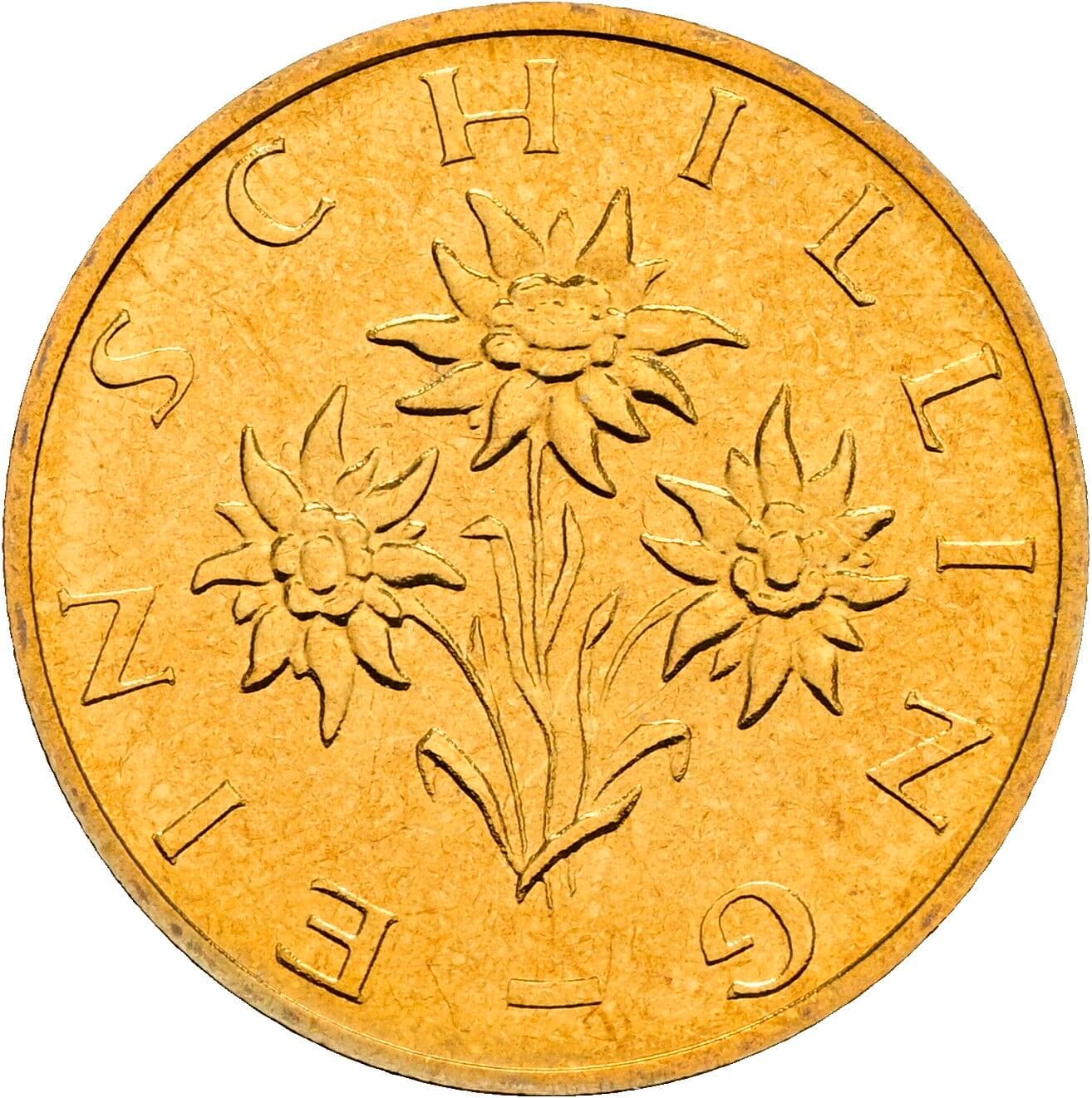 1 Schilling – Rückseite