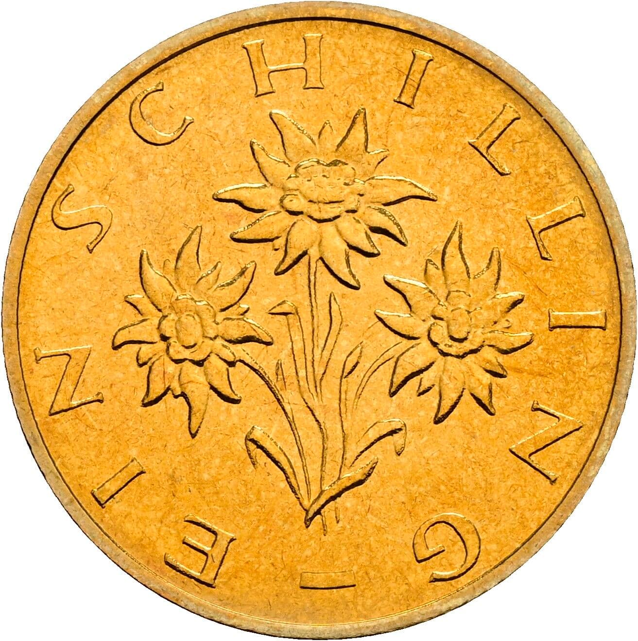 1 Schilling 1996 – Rückseite