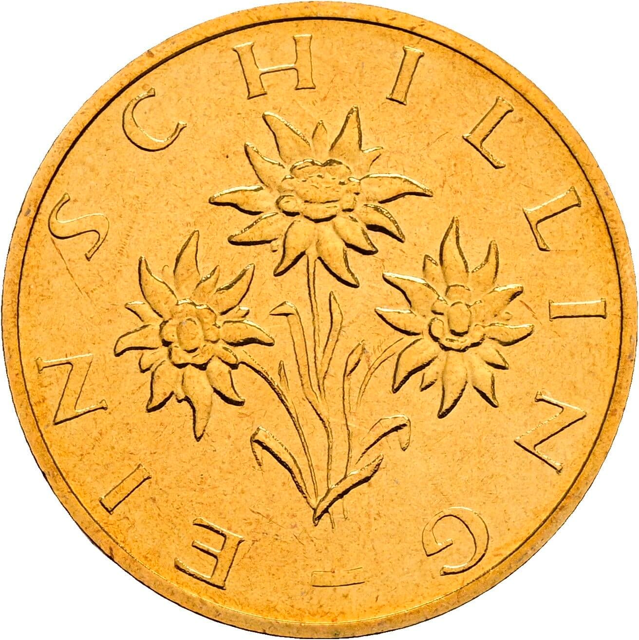 1 Schilling 1996 – Rückseite