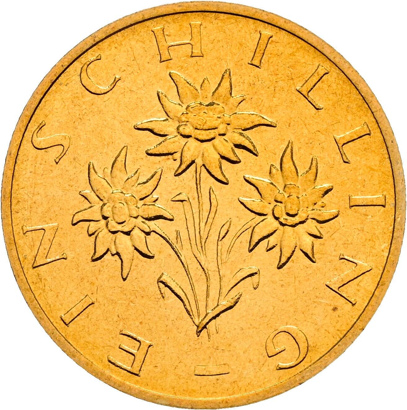 1 Schilling 1996 – Rückseite
