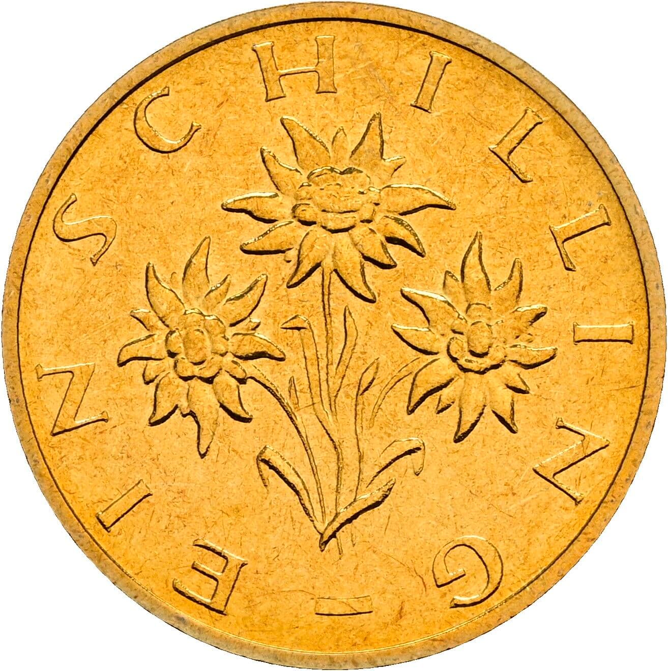 1 Schilling 1996 – Rückseite