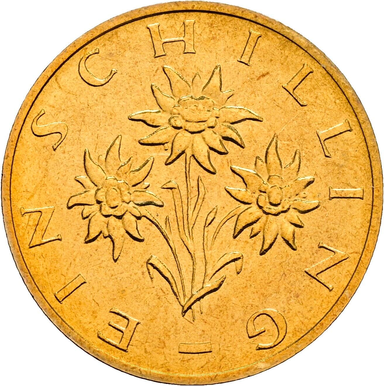 1 Schilling 1996 – Rückseite