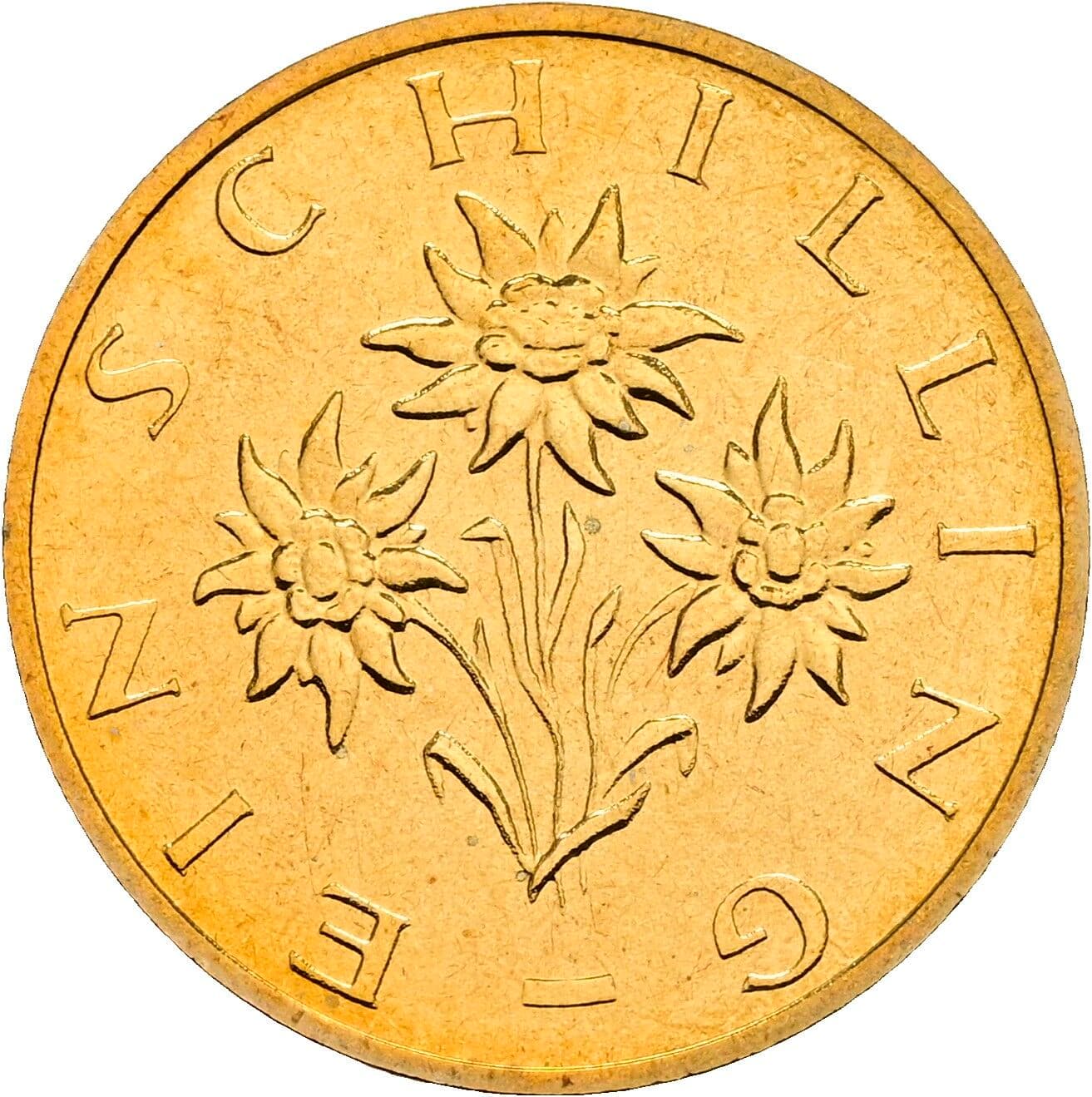 1 Schilling 1996 – Rückseite