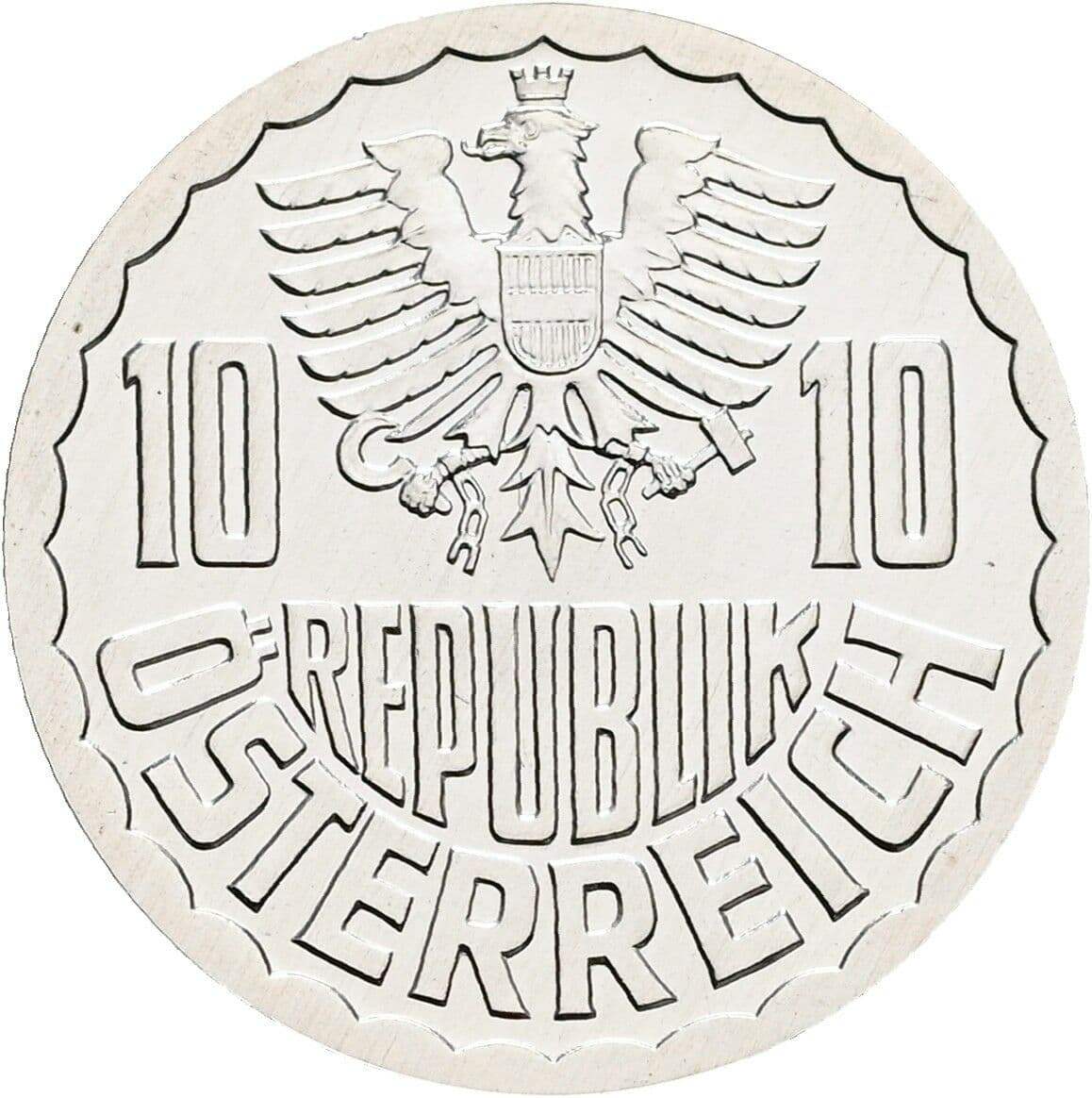 10 Groschen 2001 – Rückseite