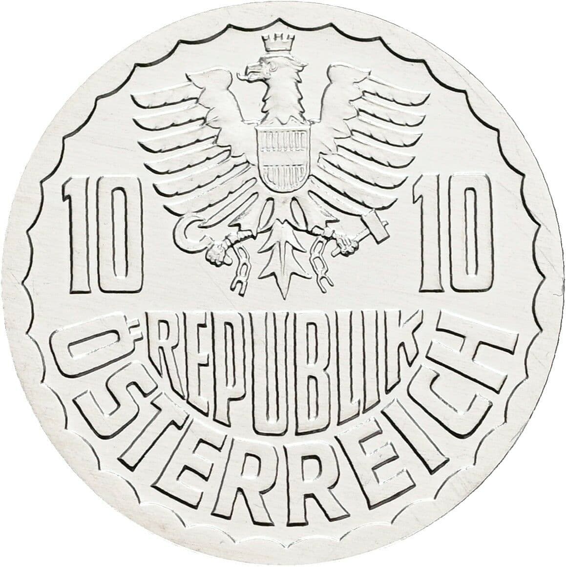 10 Groschen 2001 – Rückseite