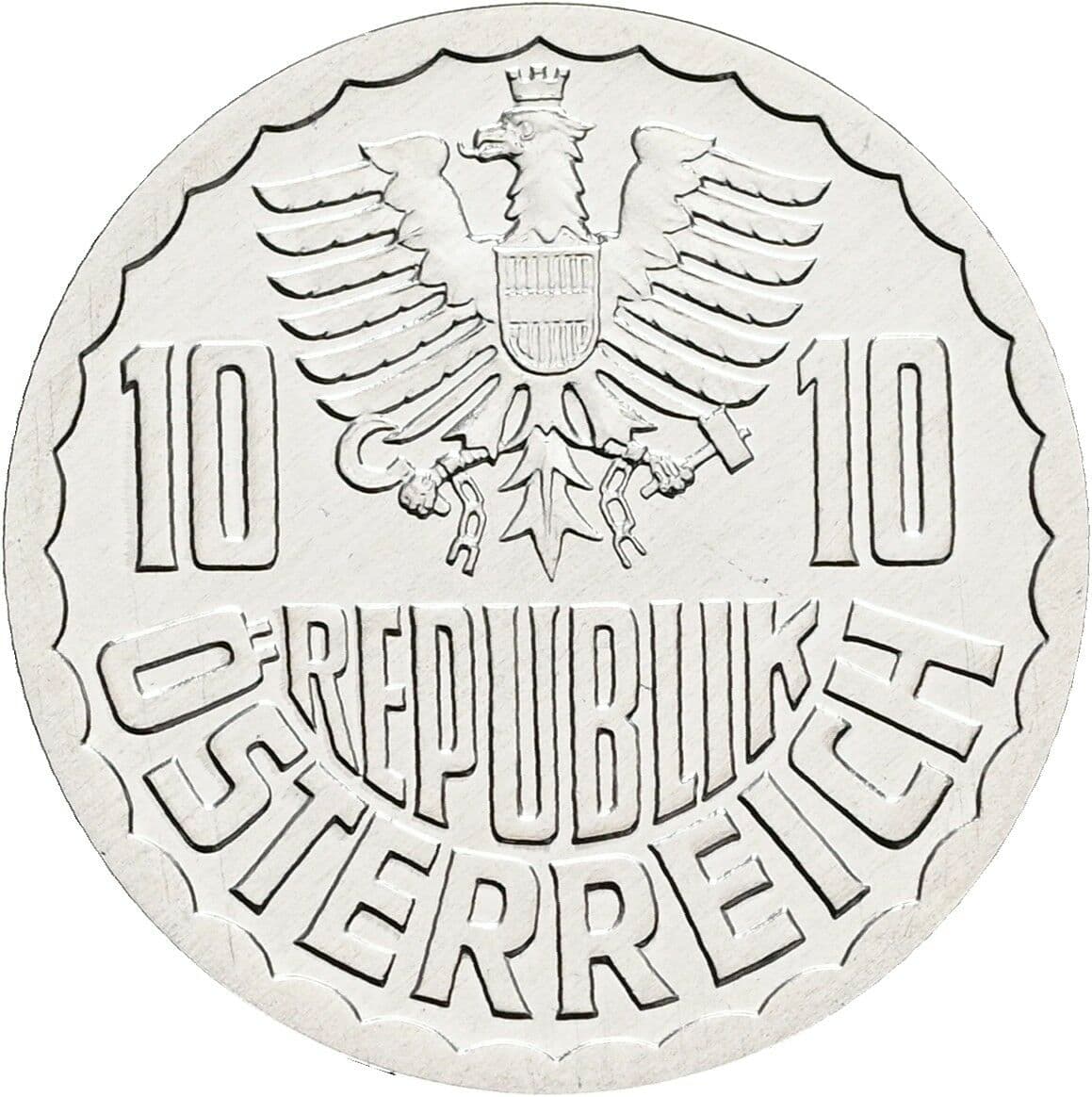 10 Groschen 2001 – Rückseite