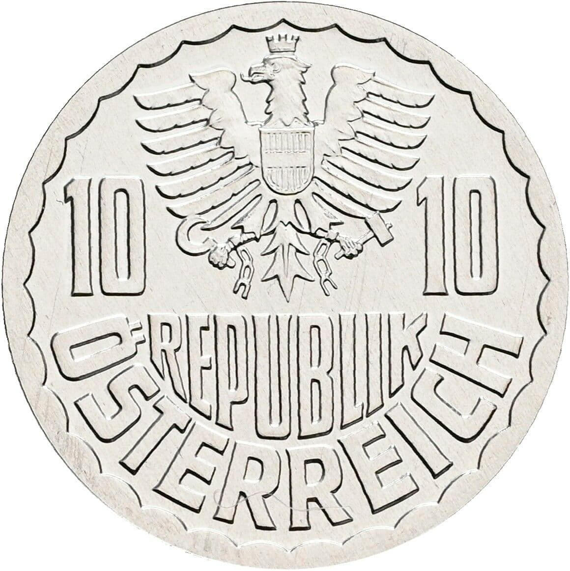 10 Groschen 2001 – Rückseite