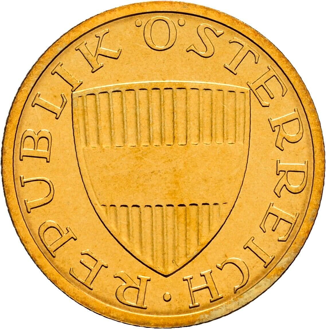 50 Groschen 2001 – Rückseite