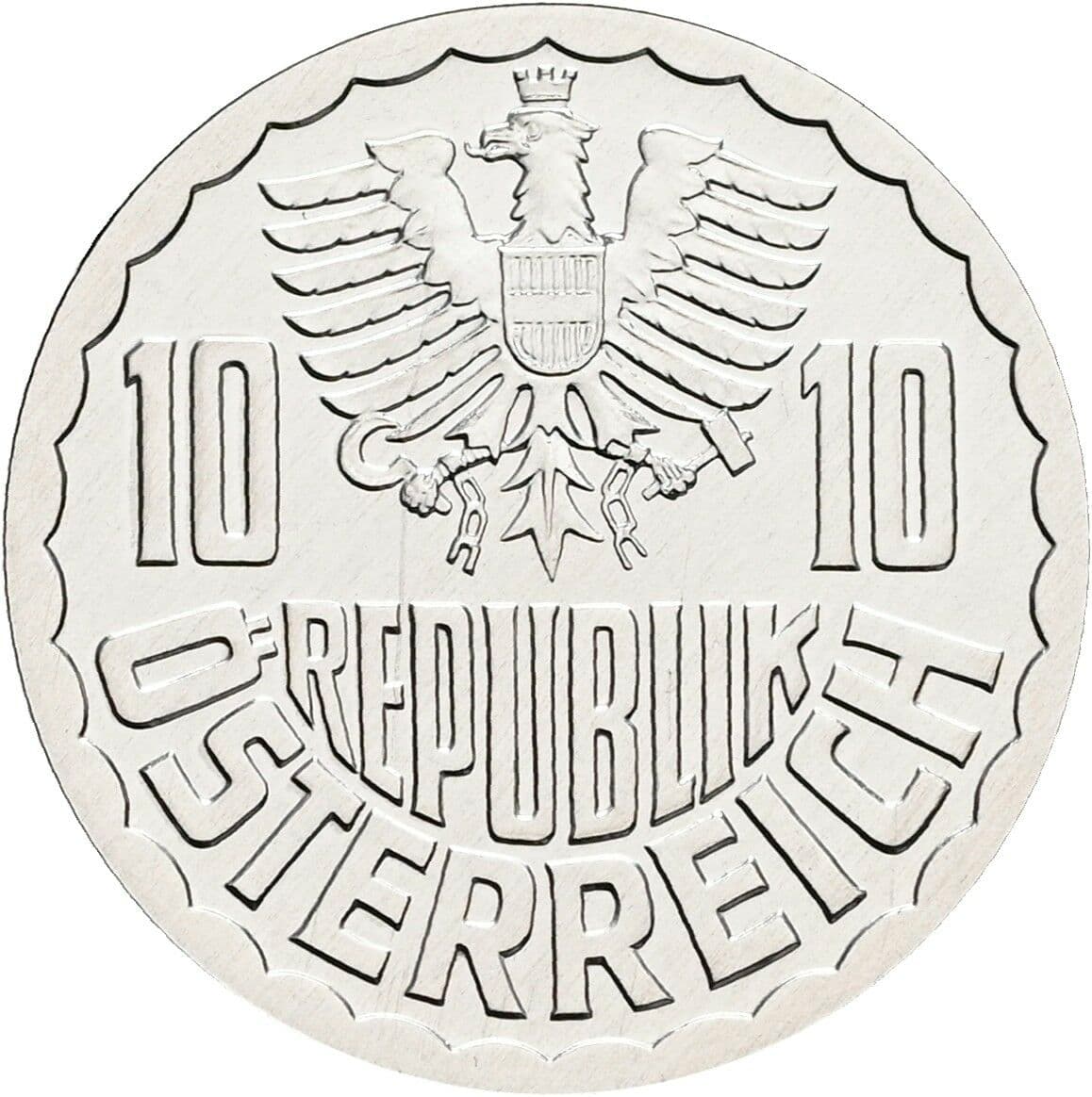 10 Groschen 2001 – Rückseite