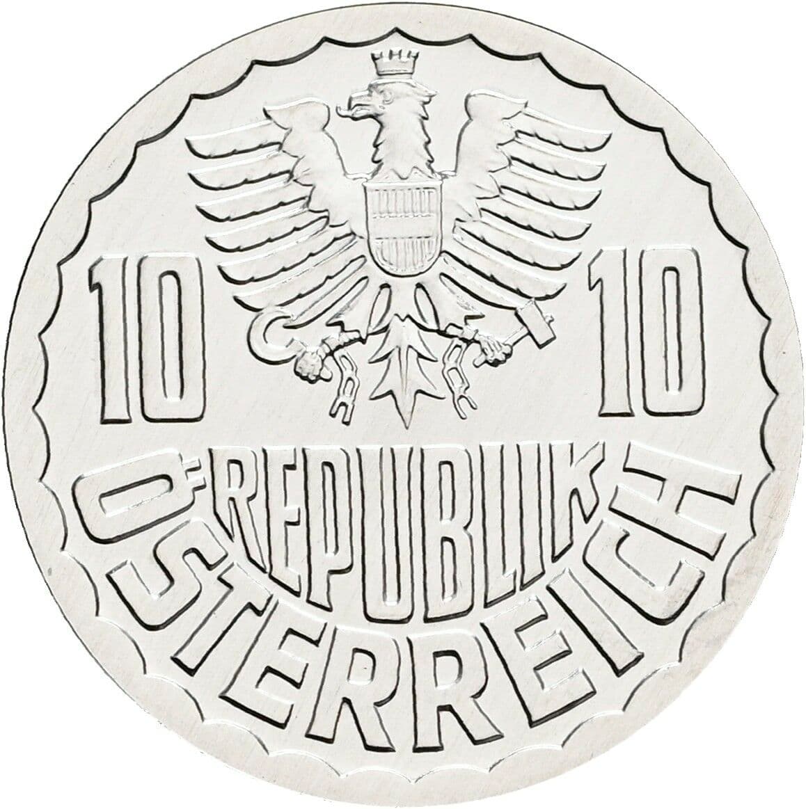 10 Groschen 2001 – Rückseite
