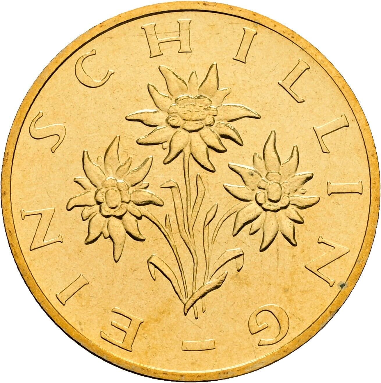 1 Schilling 2001 – Rückseite