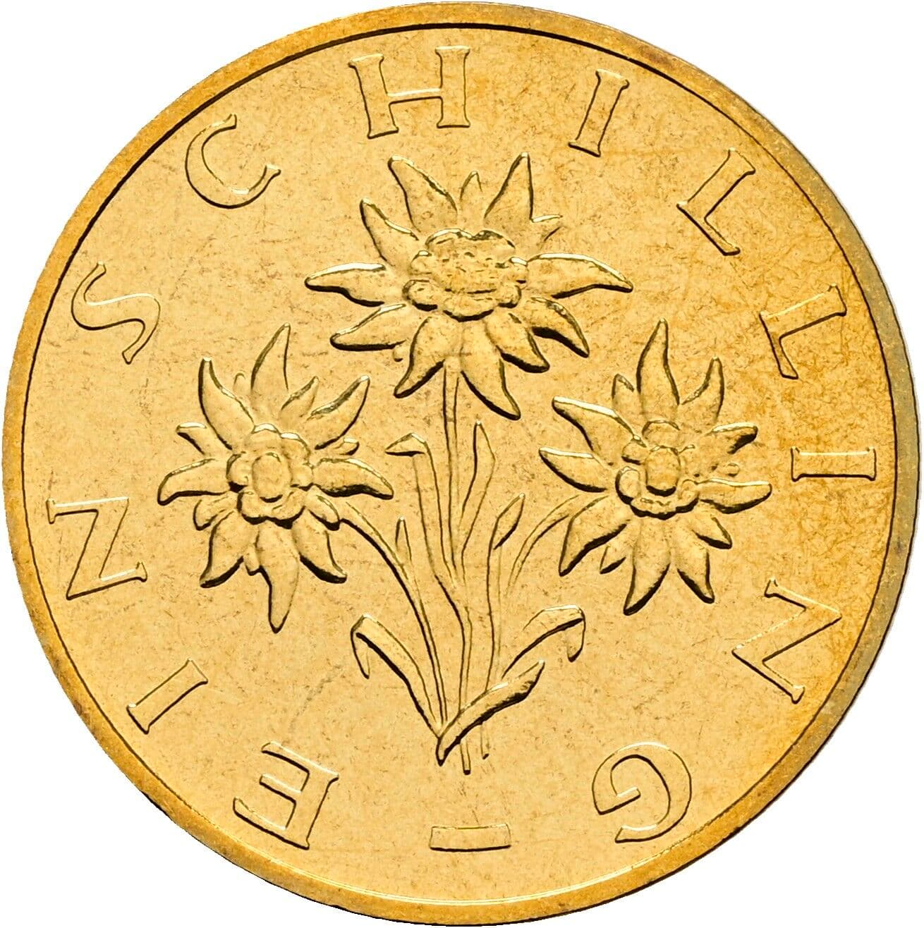 1 Schilling 2001 – Rückseite