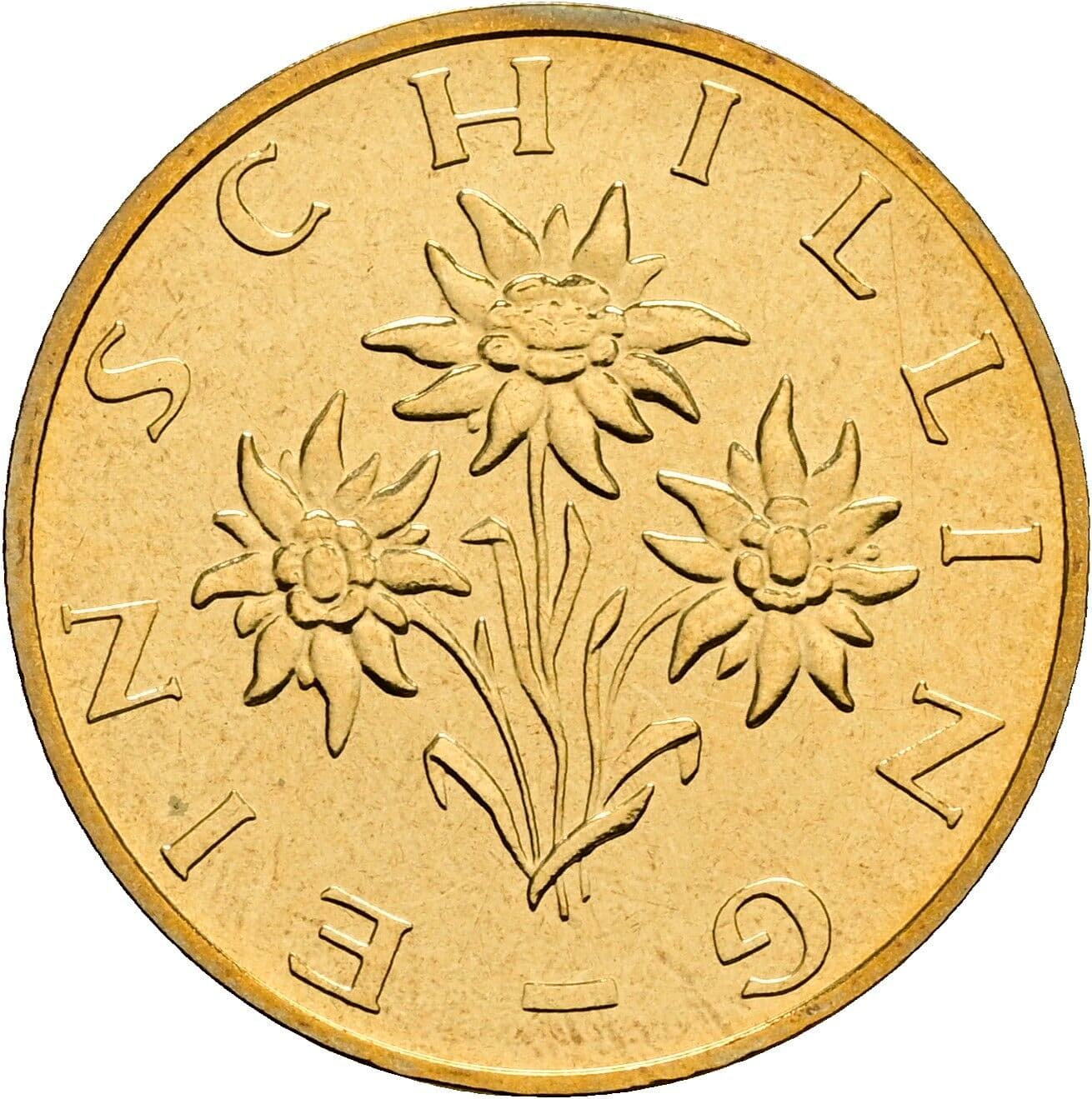 1 Schilling 2001 – Rückseite