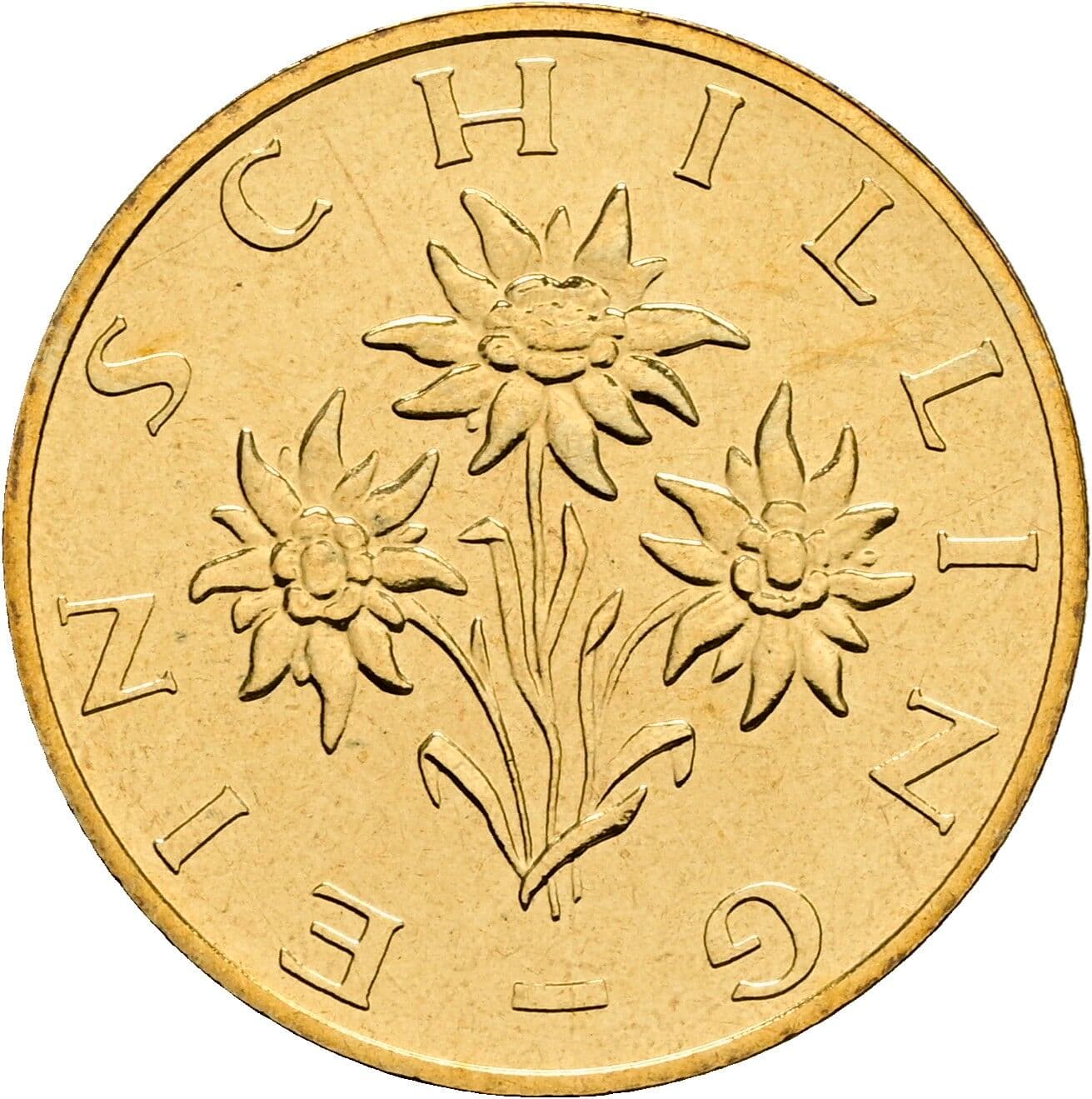 1 Schilling 2001 – Rückseite