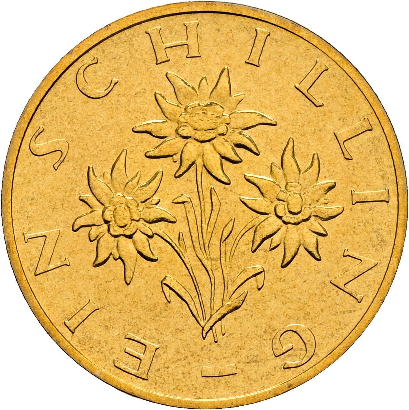 1 Schilling 2001 – Rückseite