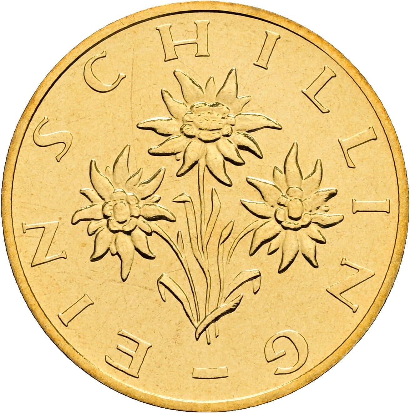1 Schilling 2001 – Rückseite