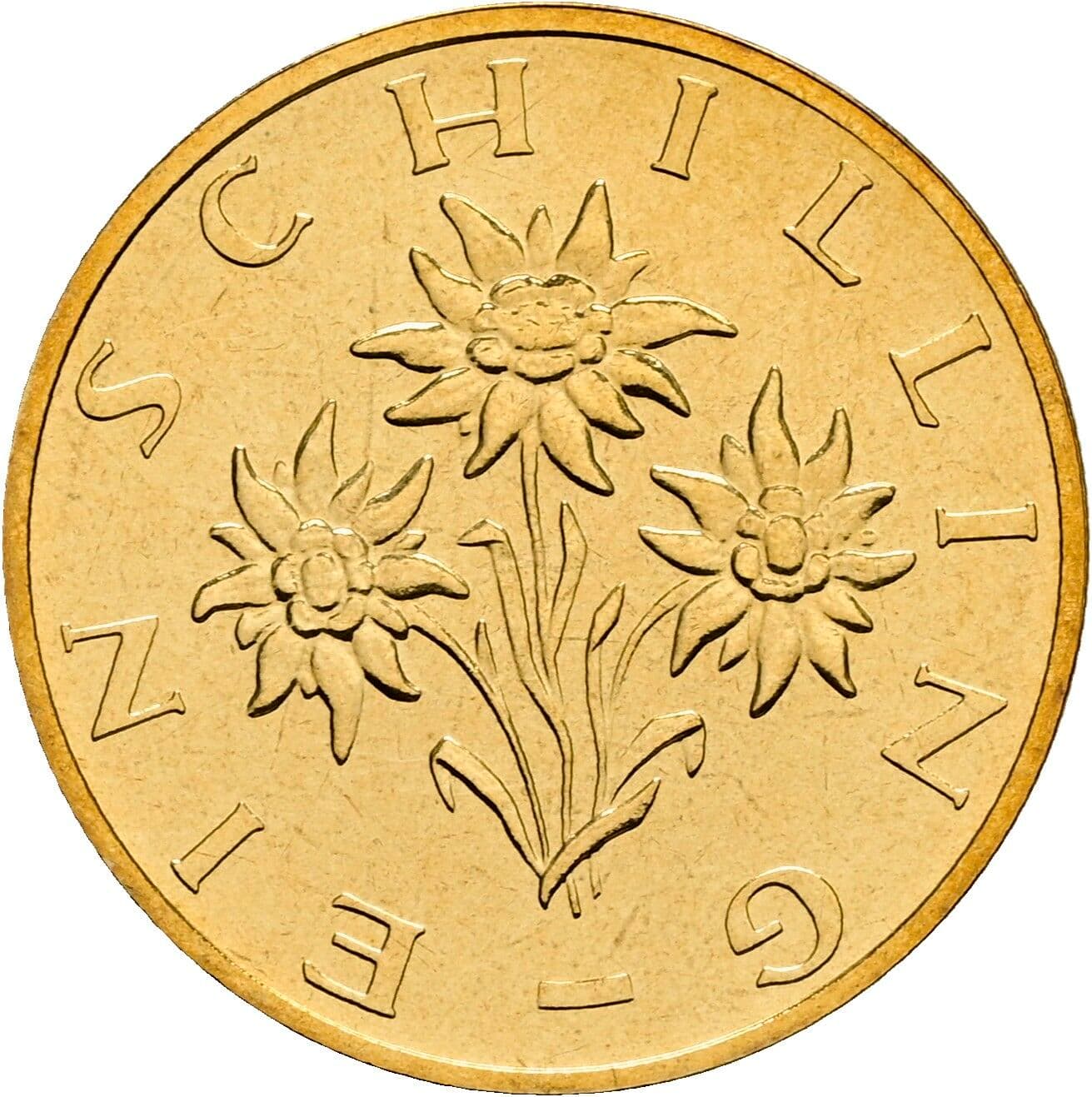 1 Schilling 2001 – Rückseite