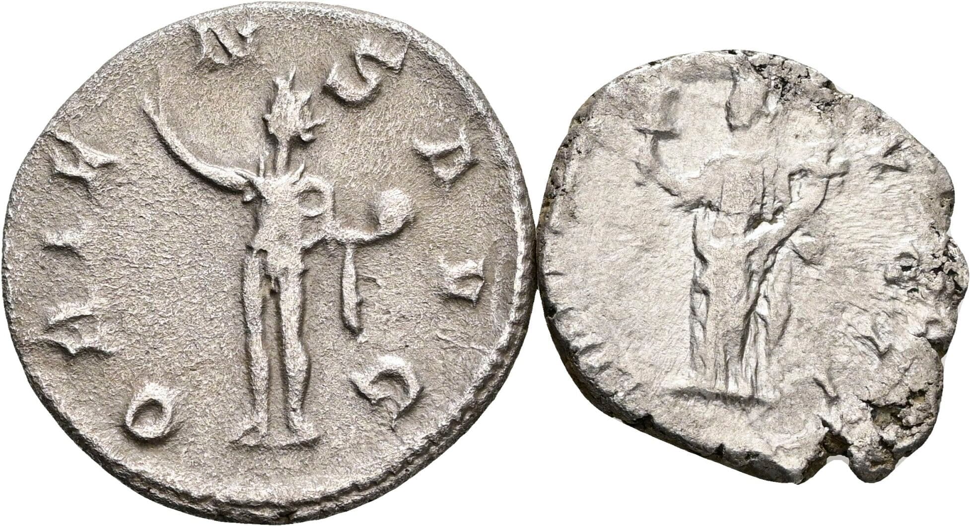 Lot Denar, Antoninian Gordianus III. Pius 238-244 / Septimius Severus 193-211 – Rückseite