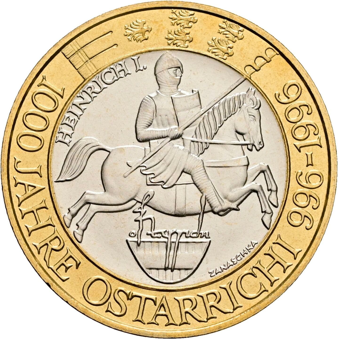 50 Schilling 1996 – Rückseite