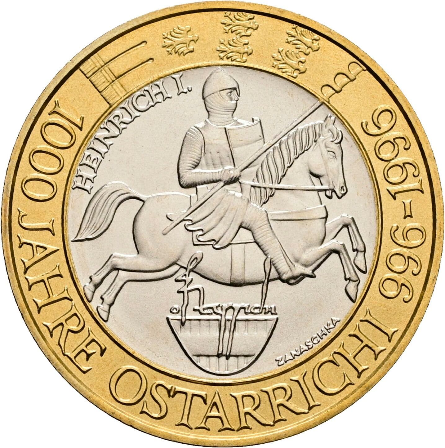 50 Schilling 1996 – Rückseite