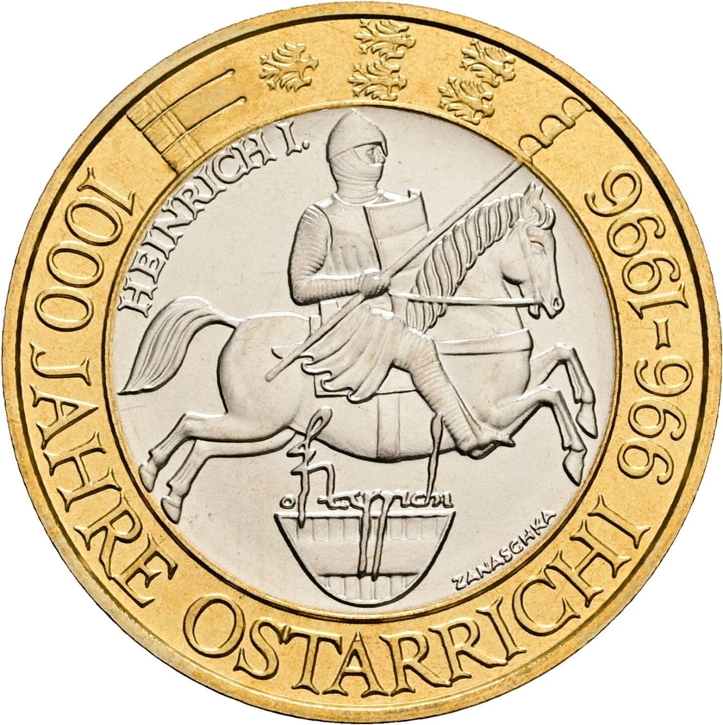 50 Schilling 1996 – Rückseite