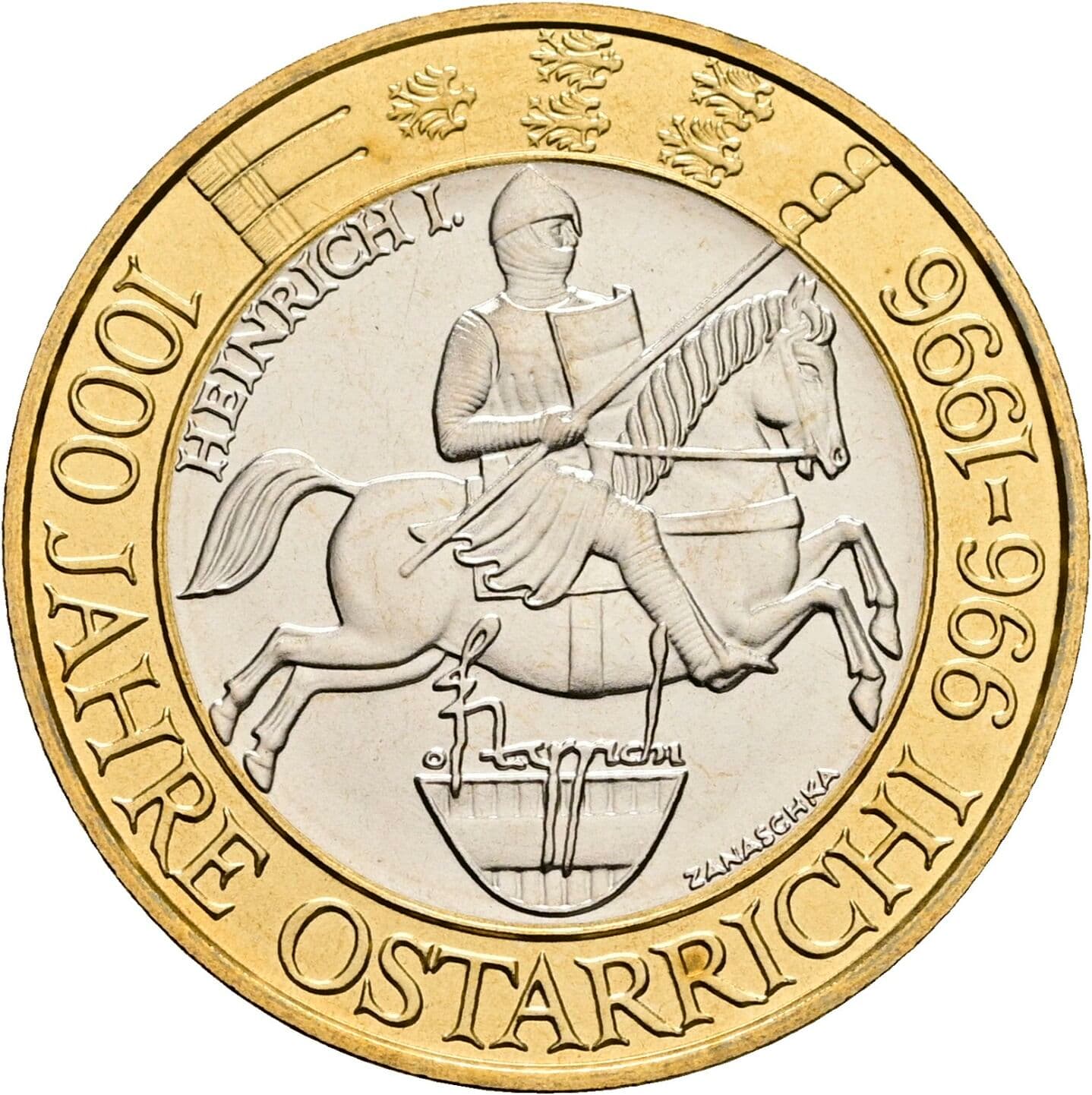 50 Schilling 1996 – Rückseite
