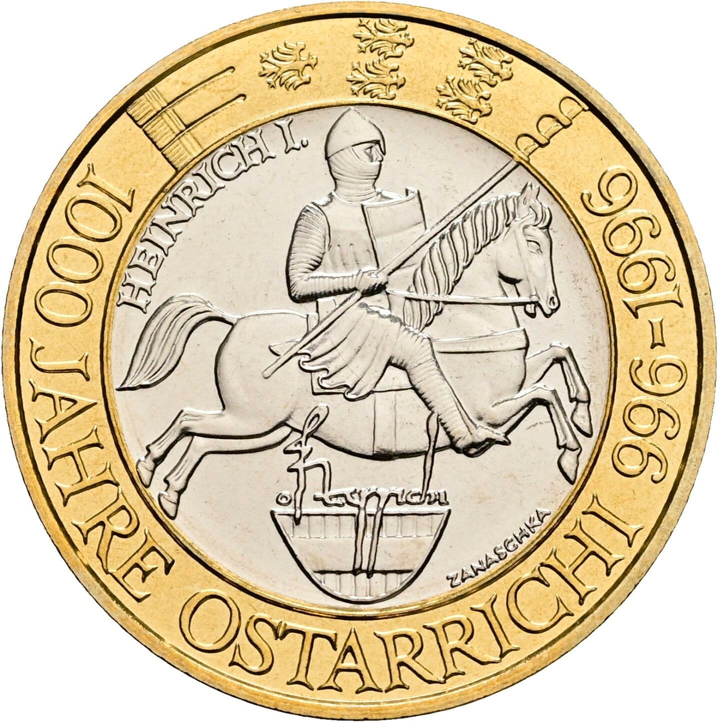 50 Schilling 1996 – Rückseite