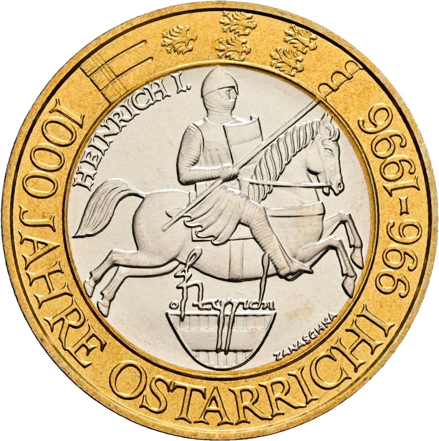 50 Schilling 1996 – Rückseite