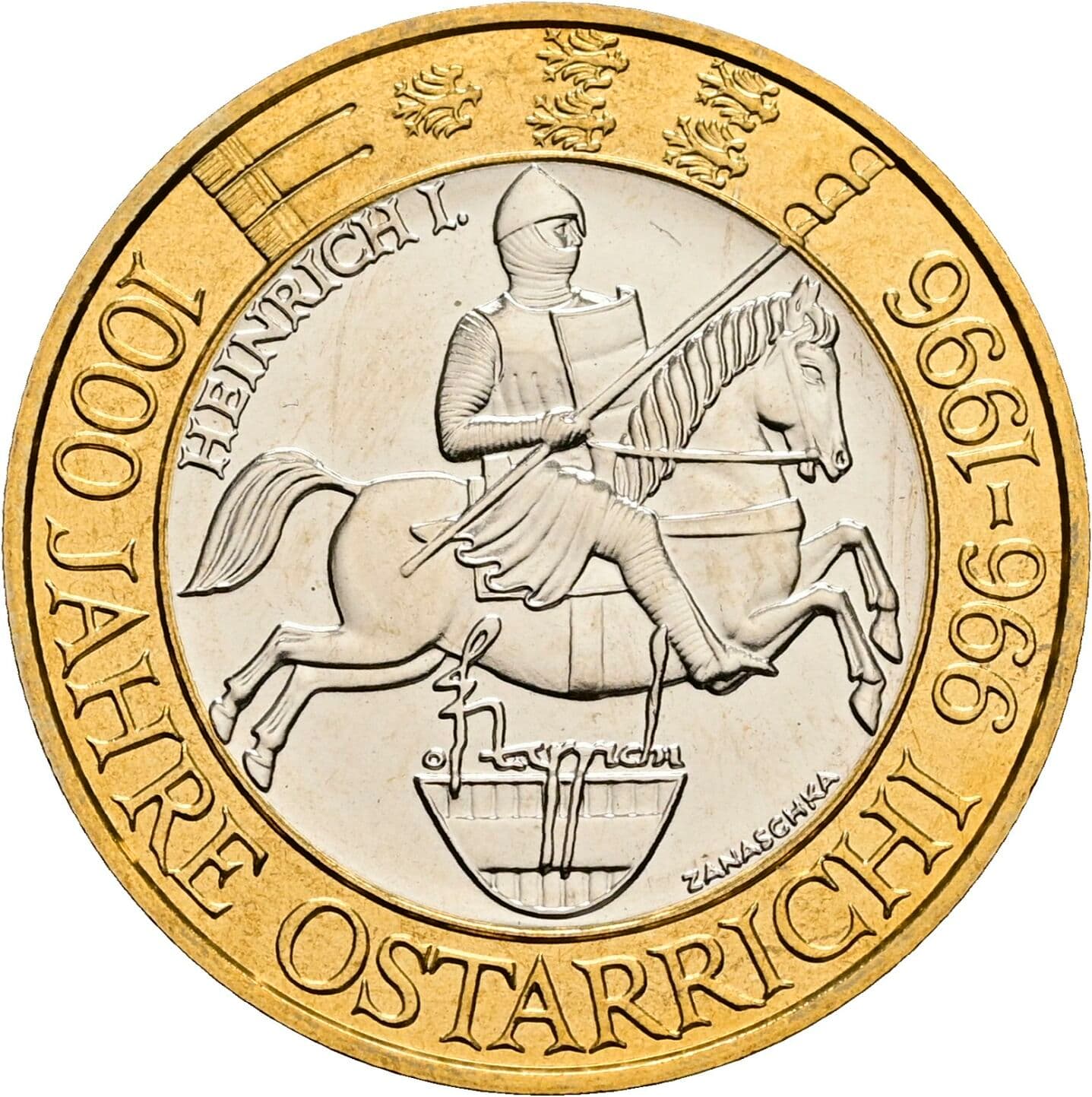 50 Schilling 1996 – Rückseite