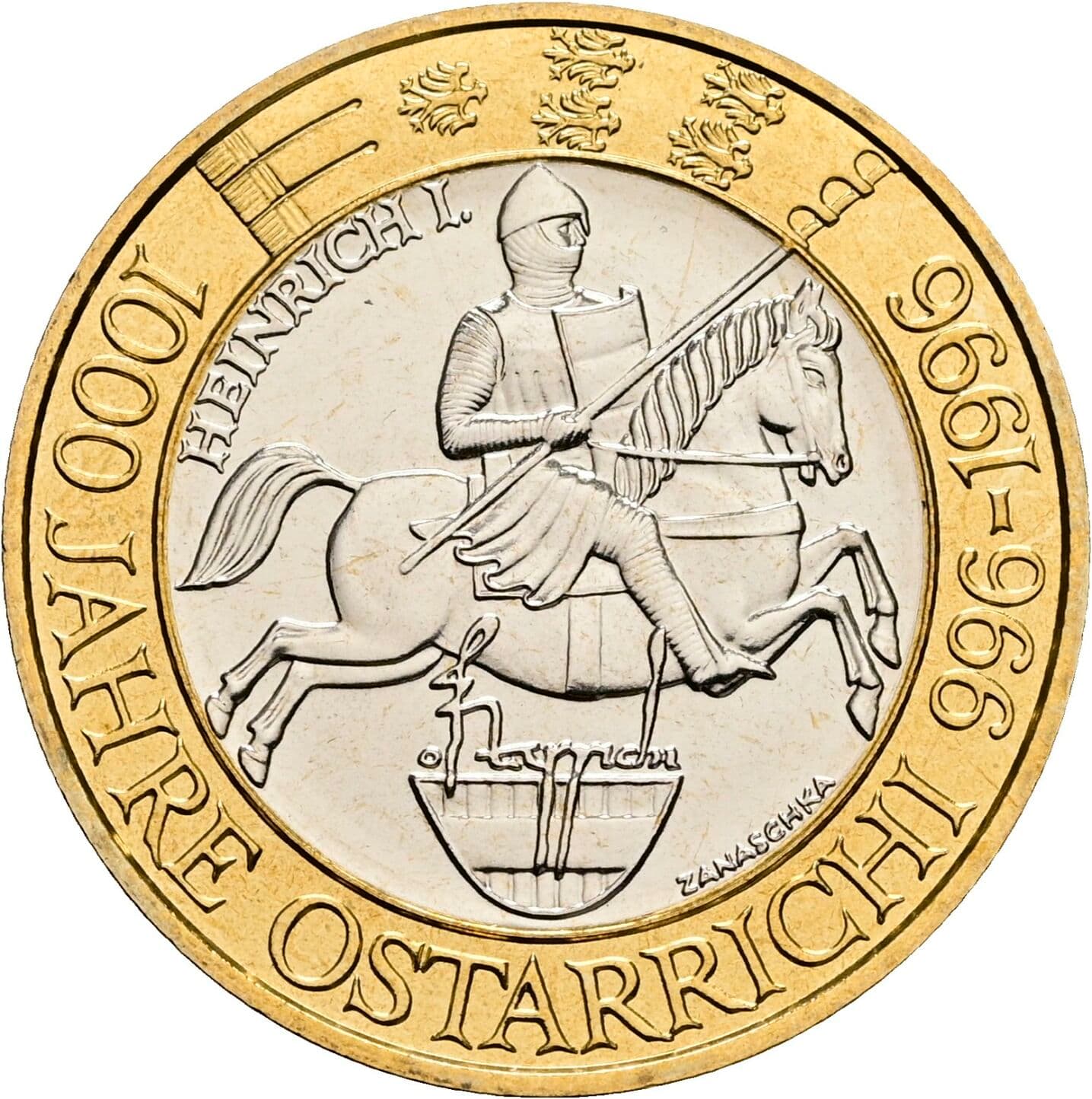 50 Schilling 1996 – Rückseite