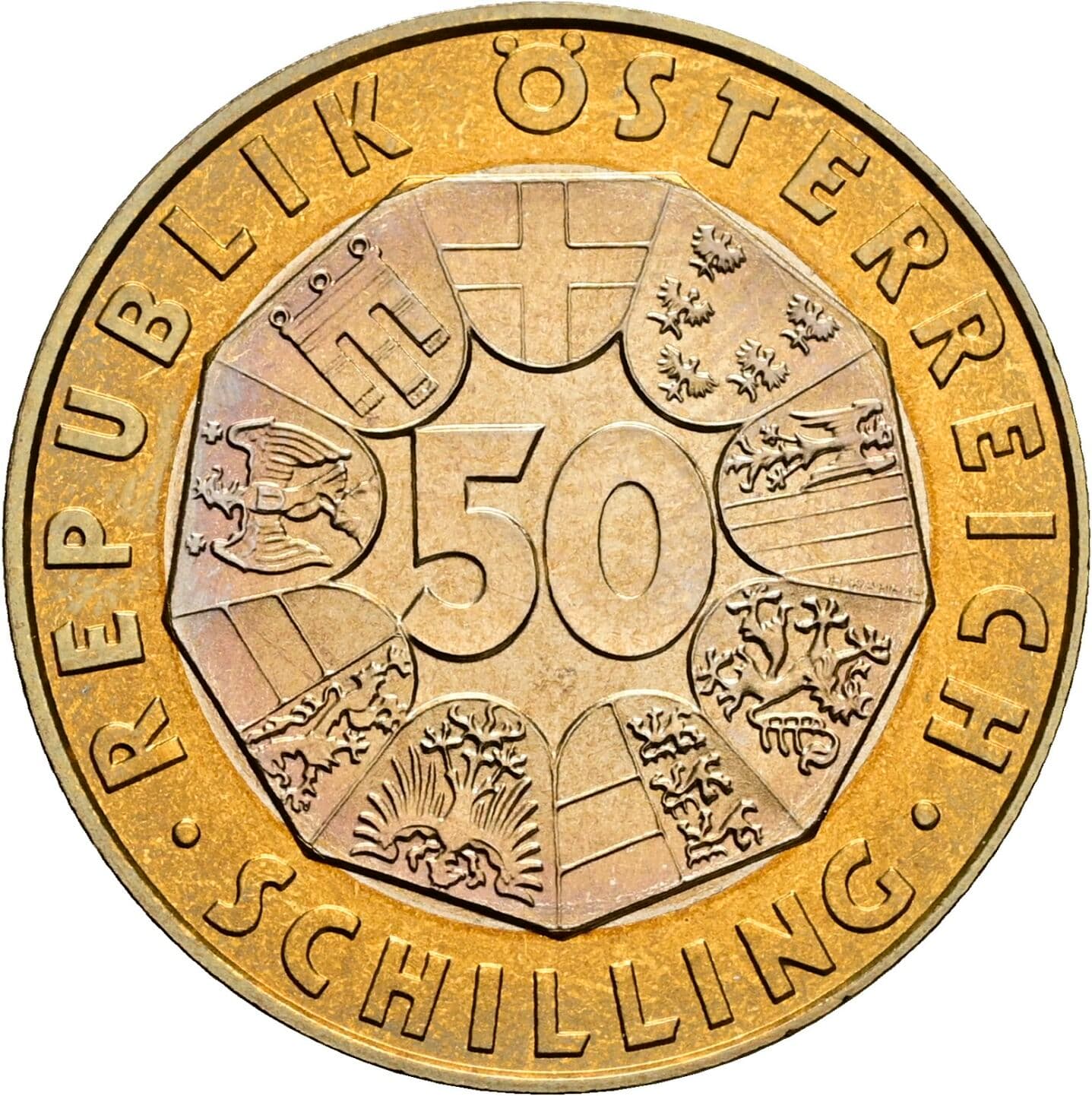 50 Schilling 2000 – Vorderseite