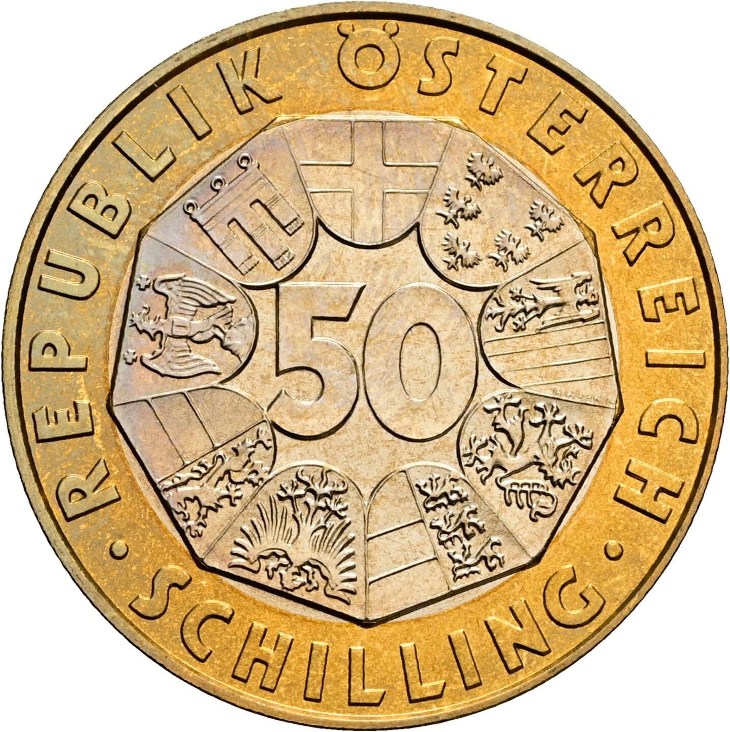 50 Schilling 2000 – Vorderseite