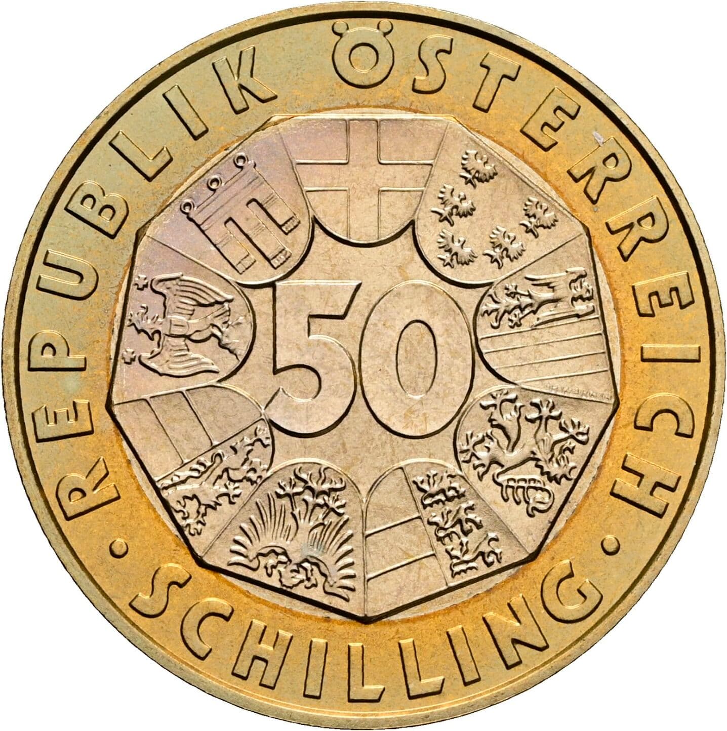 50 Schilling 2000 – Vorderseite