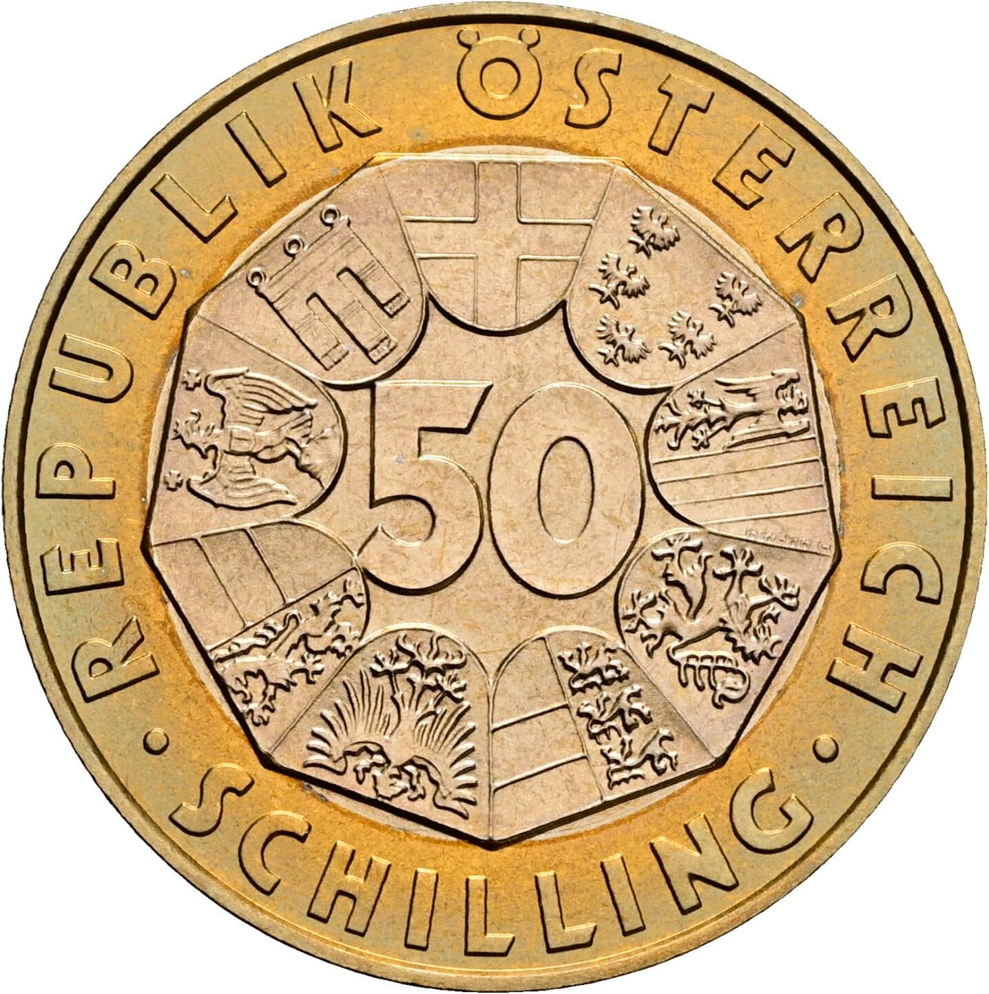 50 Schilling 2000 – Vorderseite