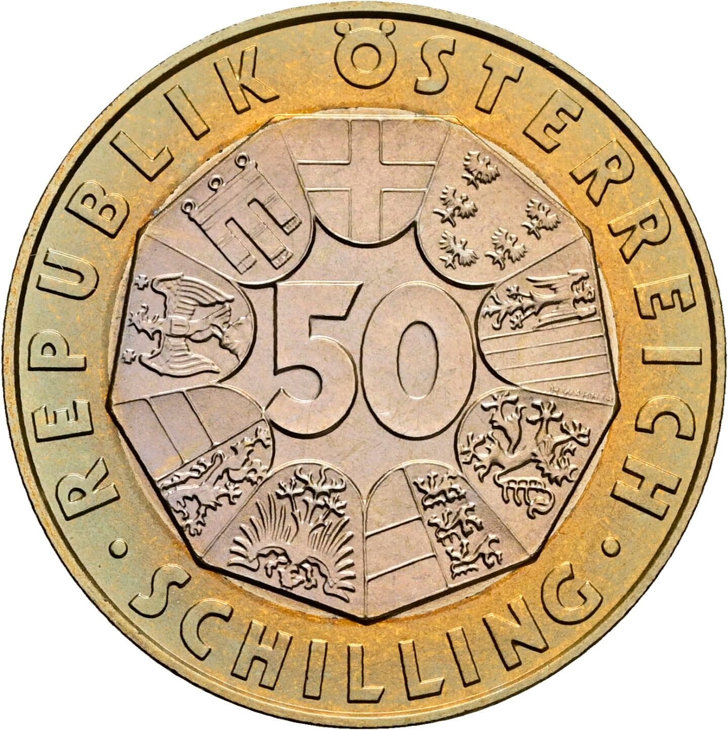 50 Schilling 2000 – Vorderseite
