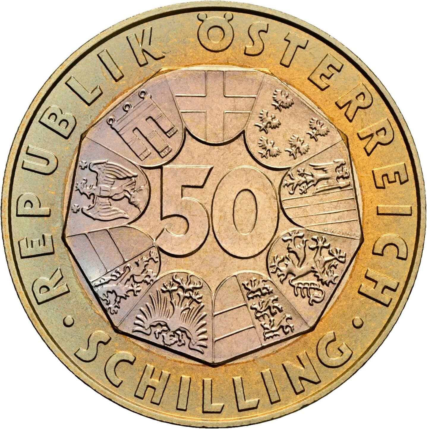 50 Schilling 2000 – Vorderseite