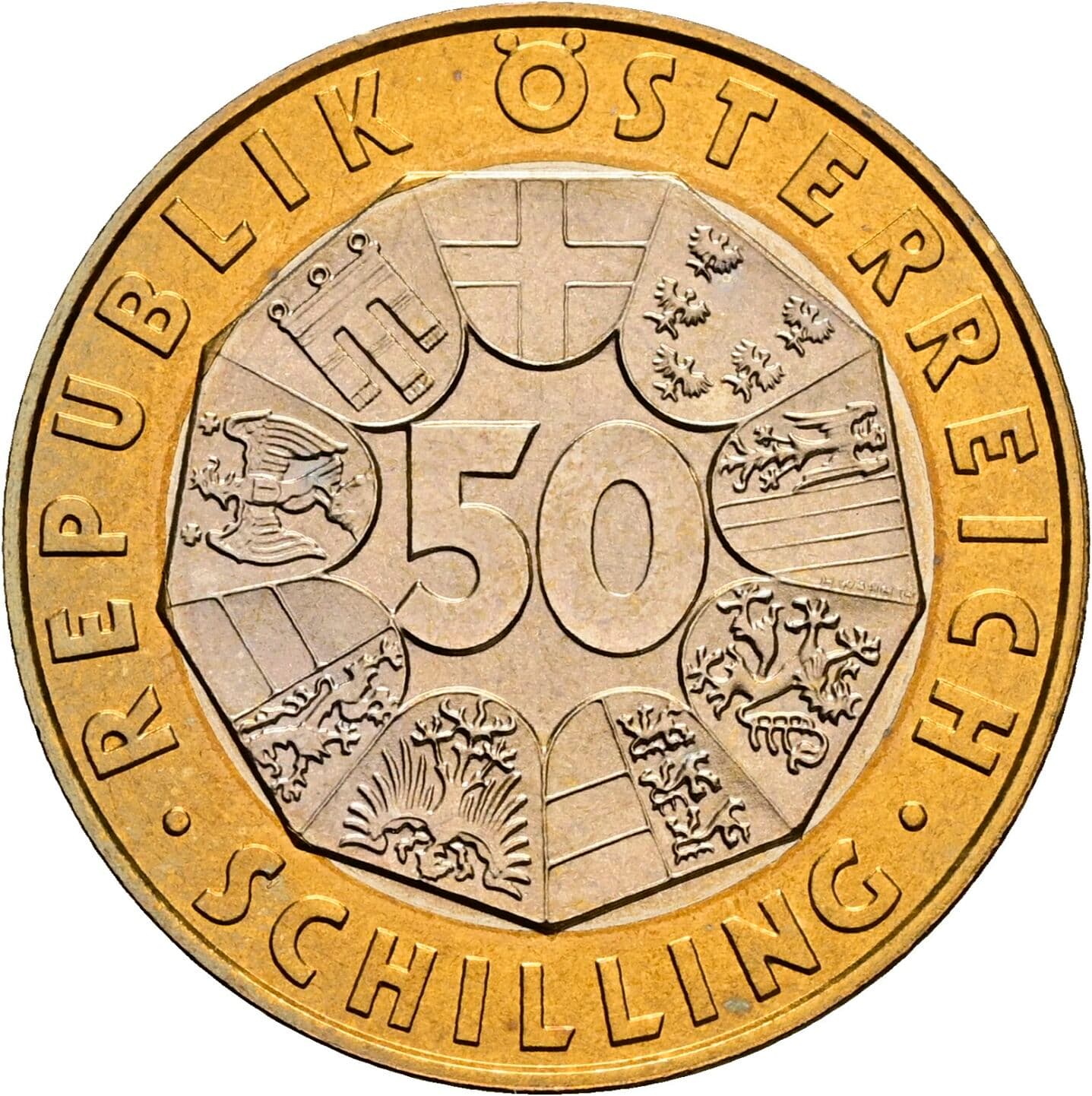 50 Schilling 2000 – Vorderseite
