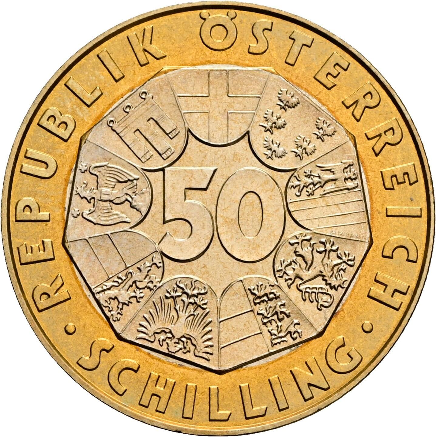 50 Schilling 2000 – Vorderseite