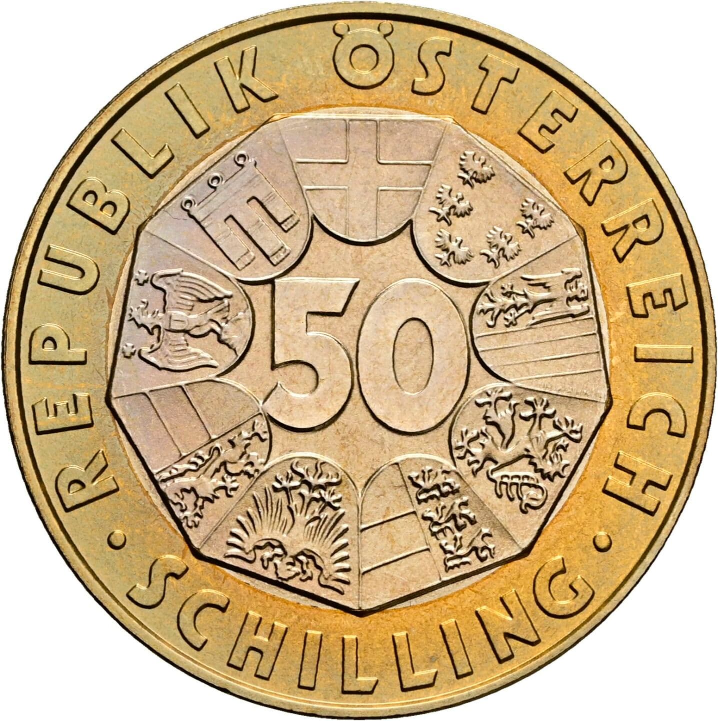 50 Schilling 2000 – Vorderseite