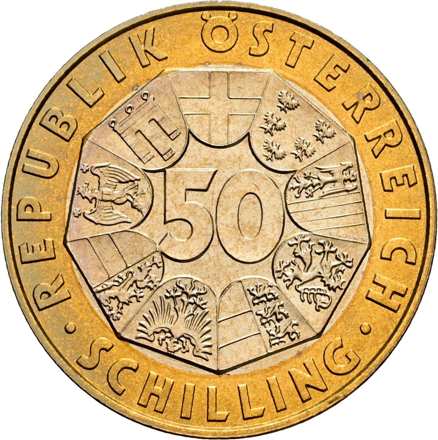 50 Schilling 2000 – Vorderseite