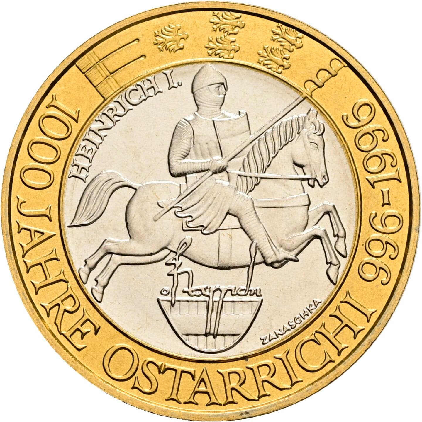 50 Schilling 1996 – Rückseite