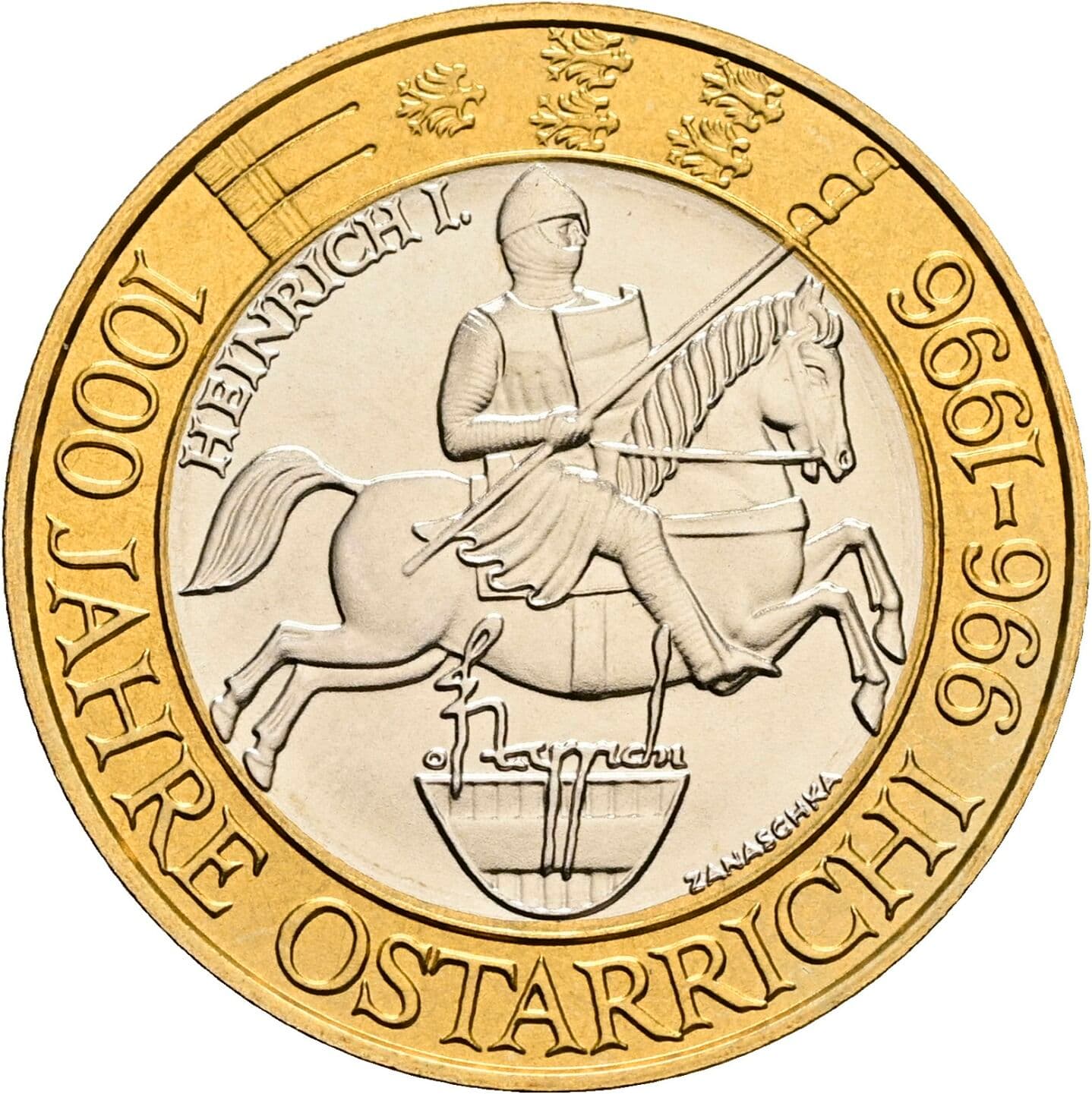 50 Schilling 1996 – Rückseite
