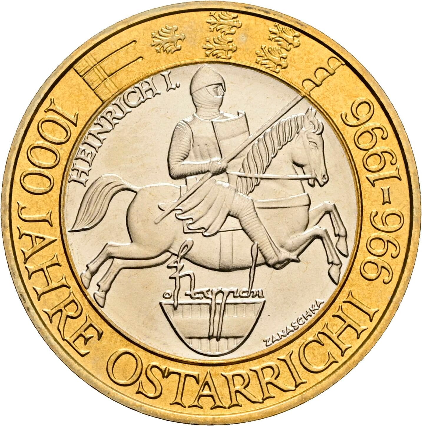 50 Schilling 1996 – Rückseite