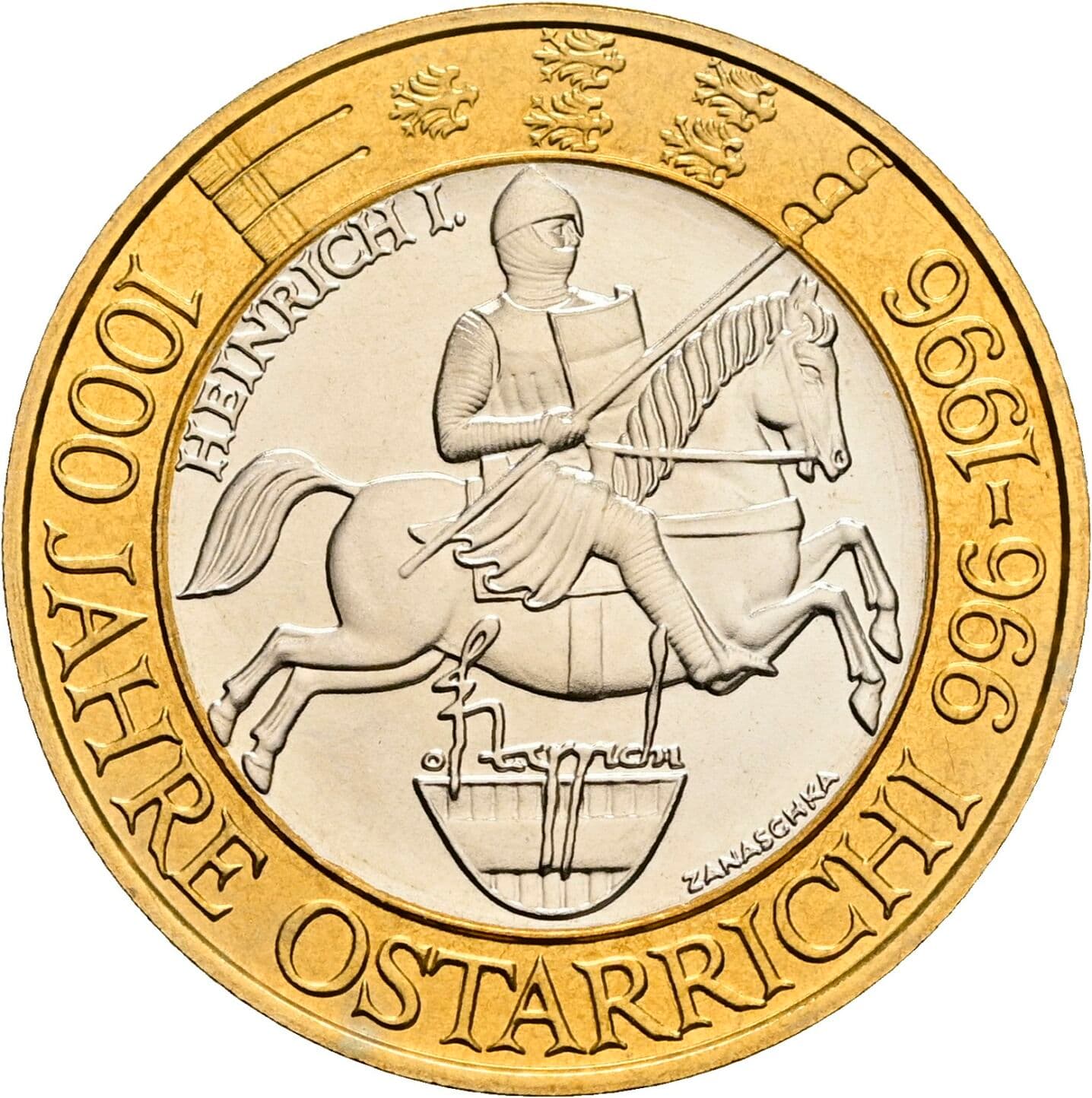50 Schilling 1996 – Rückseite
