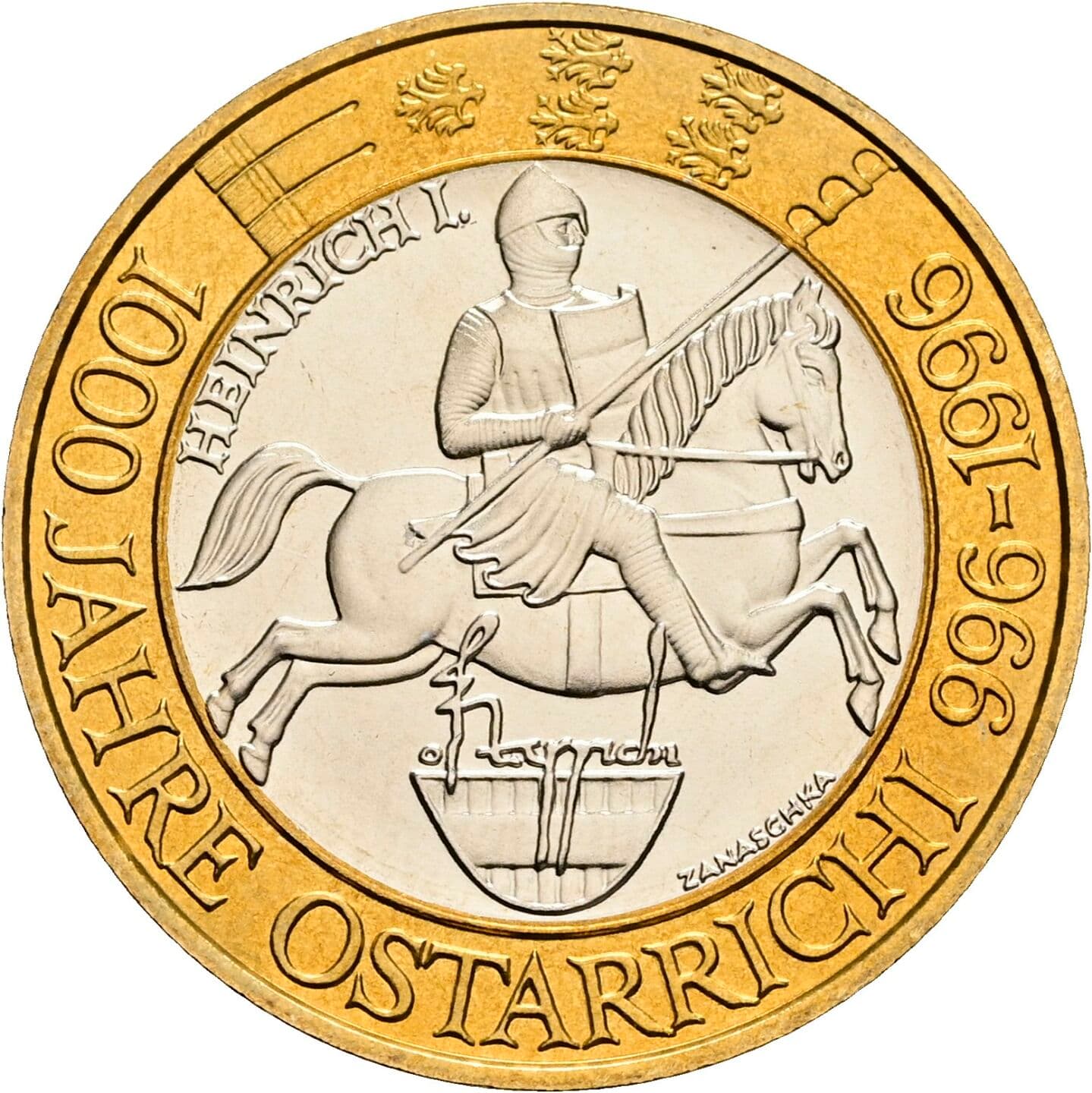 50 Schilling 1996 – Rückseite