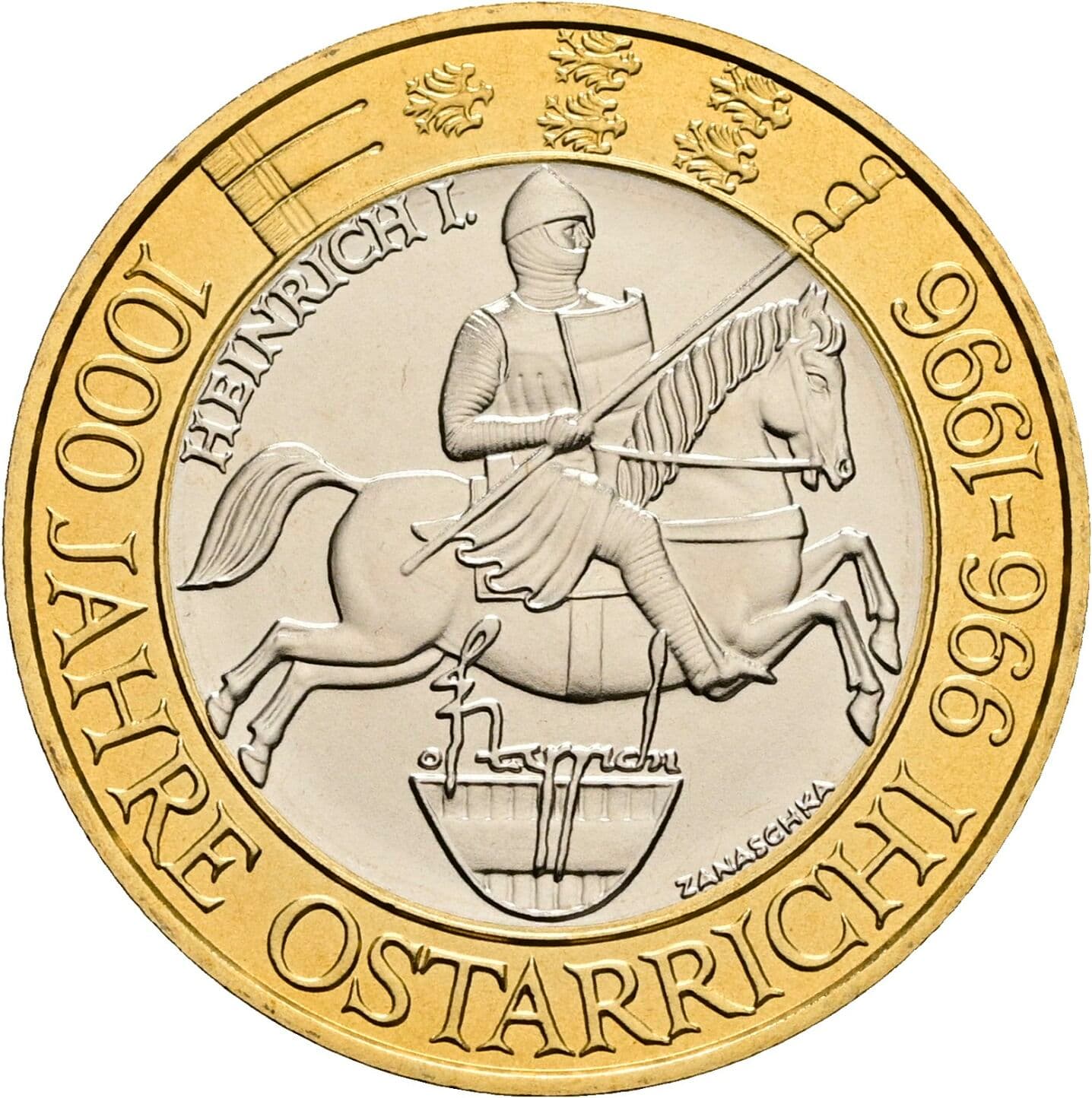 50 Schilling 1996 – Rückseite