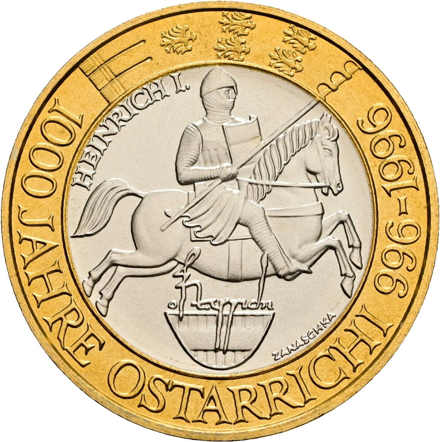 50 Schilling 1996 – Rückseite