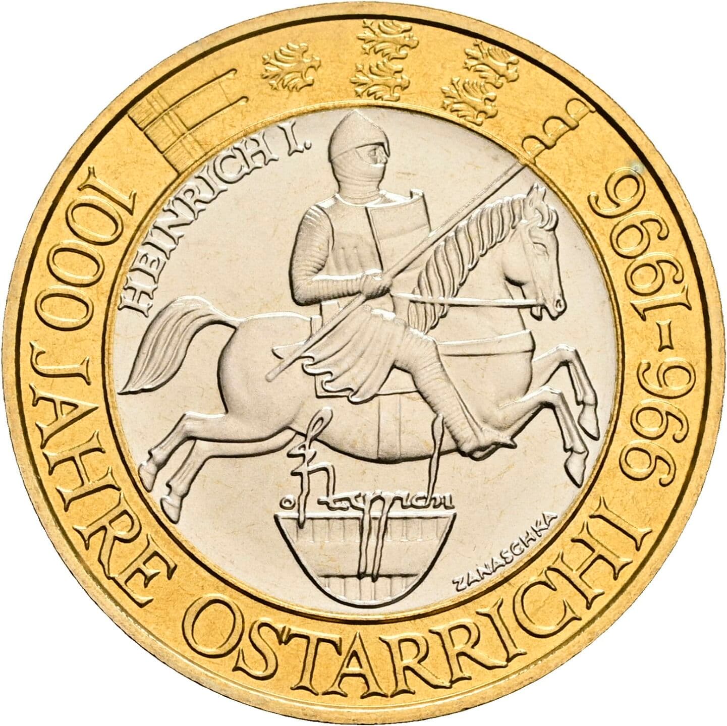 50 Schilling 1996 – Rückseite