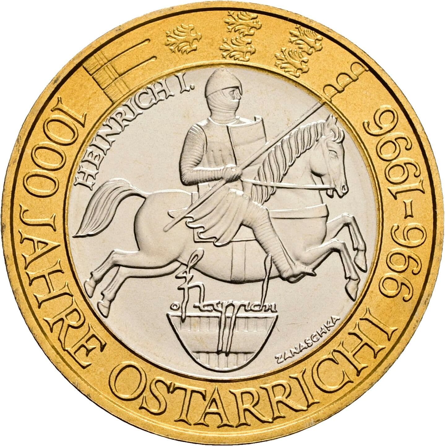50 Schilling 1996 – Rückseite