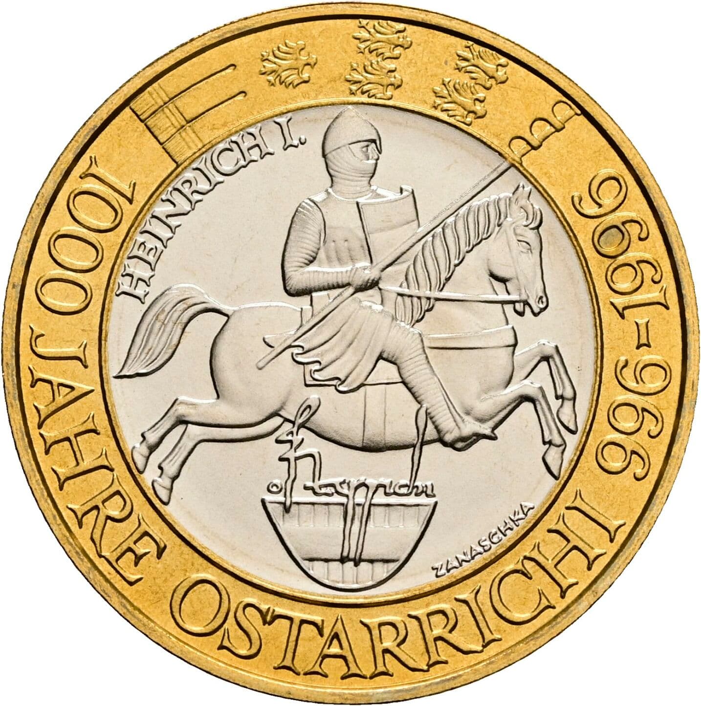 50 Schilling 1996 – Rückseite